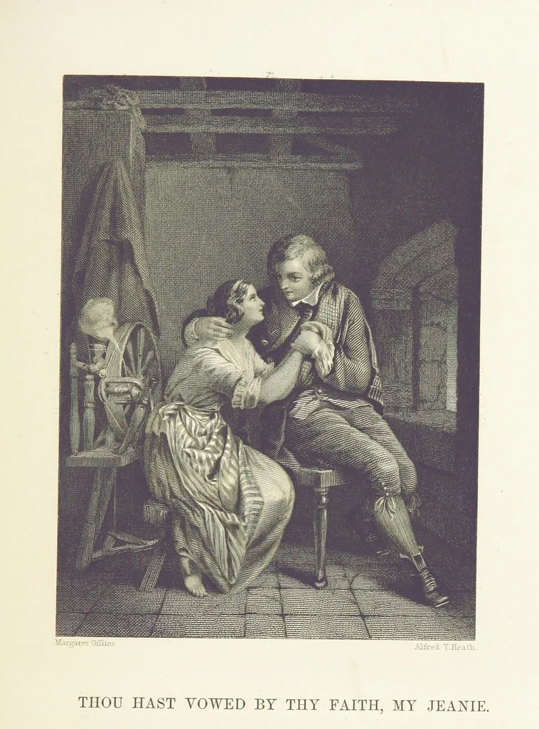 An illustration from The Poet and the Painter; or Gems of Art and Song, 1869, leaf 369
