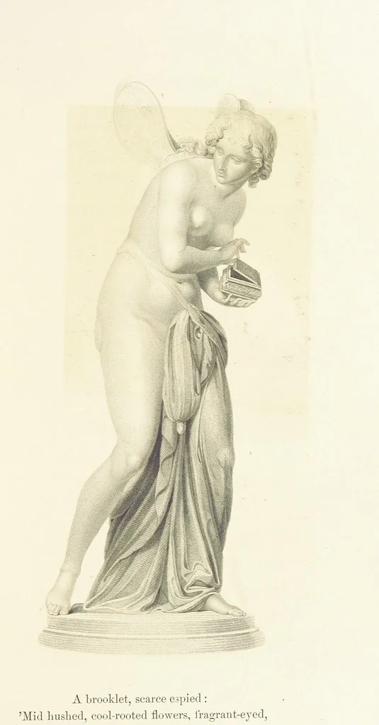 An illustration from The Poet and the Painter; or Gems of Art and Song, 1869, leaf 41