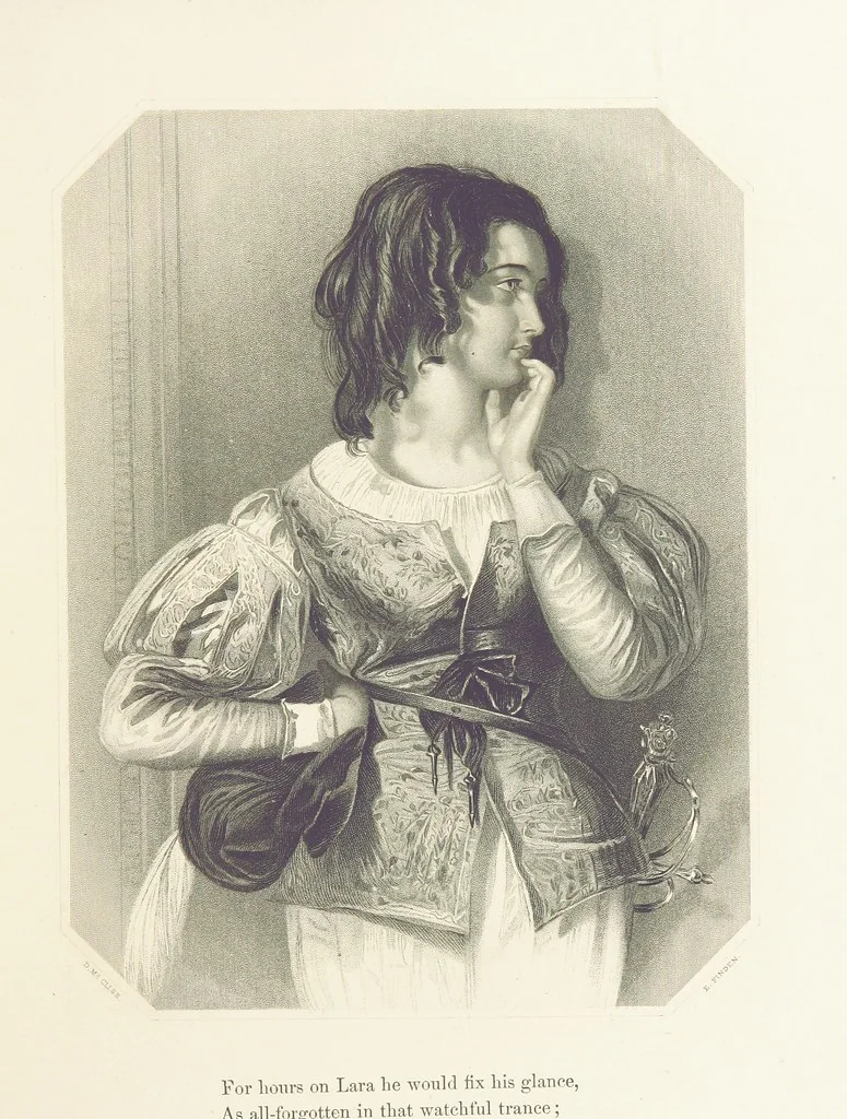 An illustration from The Poet and the Painter; or Gems of Art and Song, 1869, leaf 51
