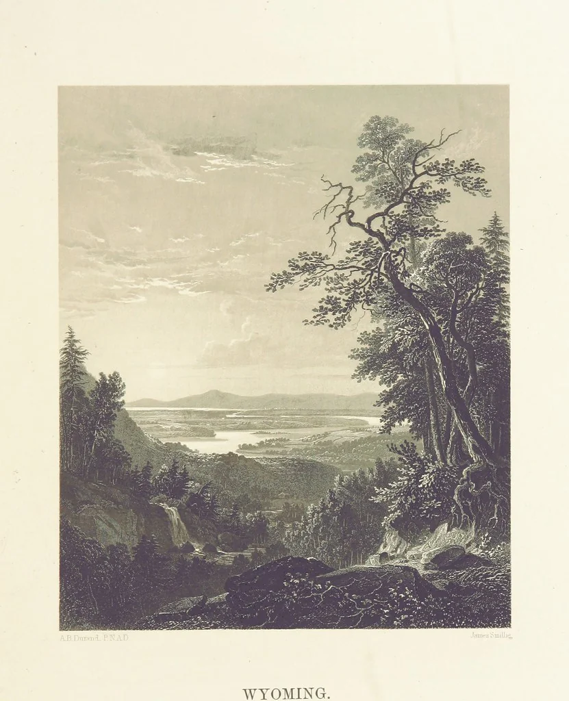 An illustration from The Poet and the Painter; or Gems of Art and Song, 1869, leaf 69