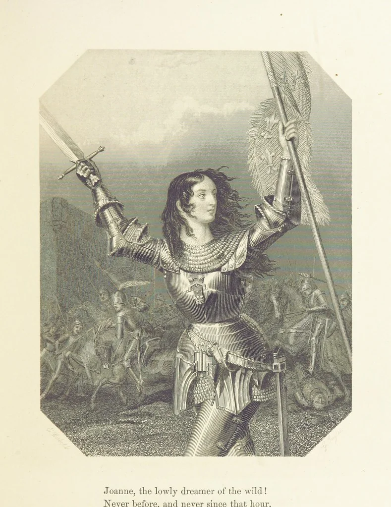 An illustration from The Poet and the Painter; or Gems of Art and Song, 1869, leaf 87