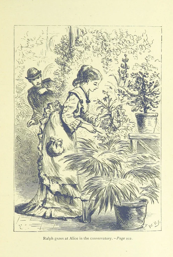 An illustration from Aunt Hetty's Will. ... With illustrations, etc, 1883, leaf 119