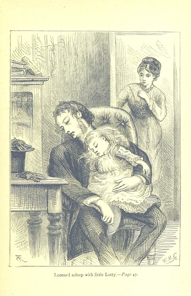 An illustration from Grey Towers; or, Aunt Hetty's Will ... With illustrations by F. Gilbert, 1877, leaf 57