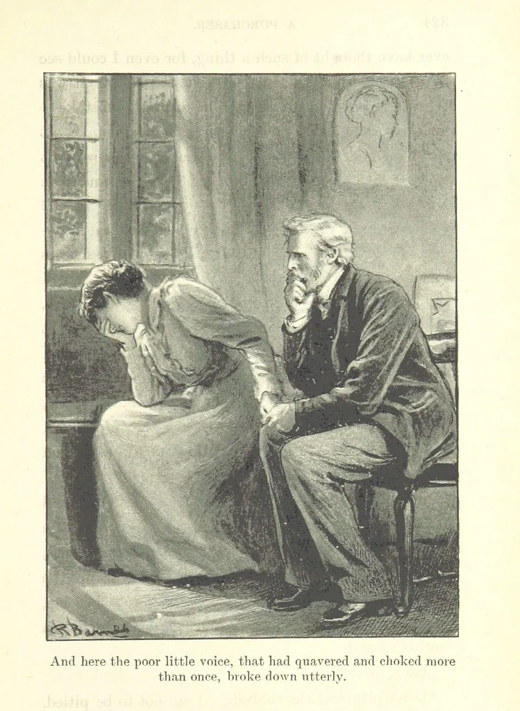 An illustration from Pomona. By the author of “Laddie.” [i.e. Evelyn Whitaker.], etc, 1894, leaf 331