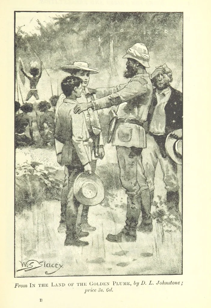 An illustration from Pomona. By the author of “Laddie.” [i.e. Evelyn Whitaker.], etc, 1894, leaf 425
