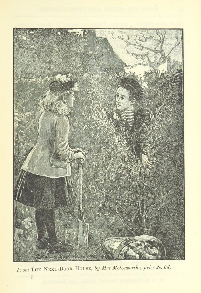 An illustration from Pomona. By the author of “Laddie.” [i.e. Evelyn Whitaker.], etc, 1894, leaf 433