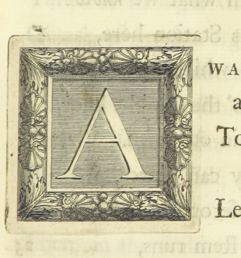 An illustration from The Works of Mr. Alexander Pope. 2 vol. (Vol. 2: Essay on Man.-Epistles to several persons.-Satires of Horace.-Satires of Dr John Donne.-Epitaphs.-The Dunciad.), 1717, leaf 37