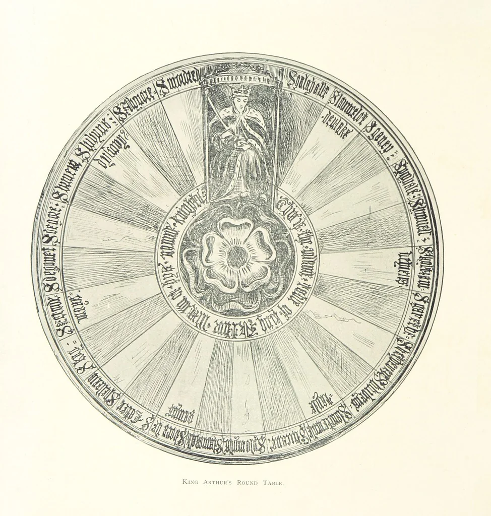 An illustration from The Great Hall, Winchester Castle, 1899, leaf 134