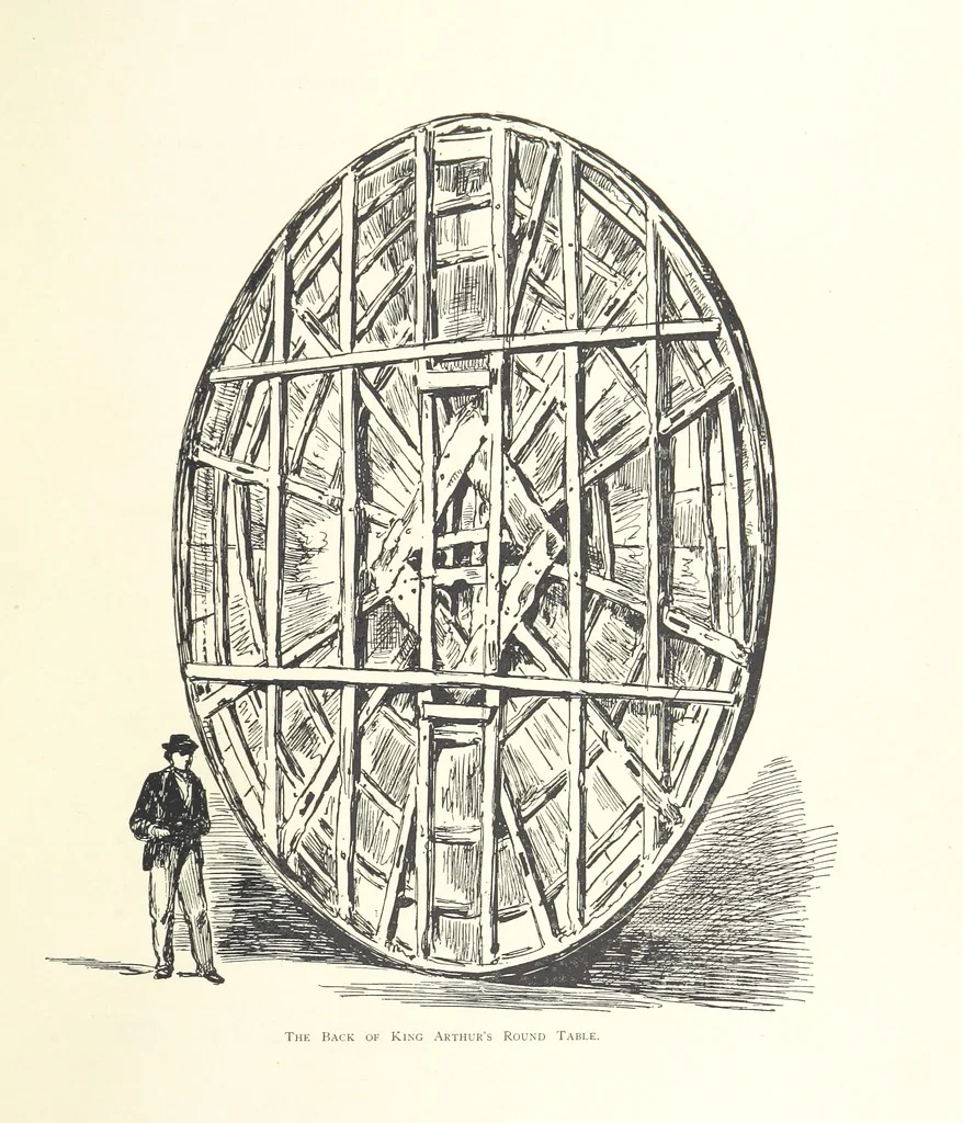 An illustration from The Great Hall, Winchester Castle, 1899, leaf 137