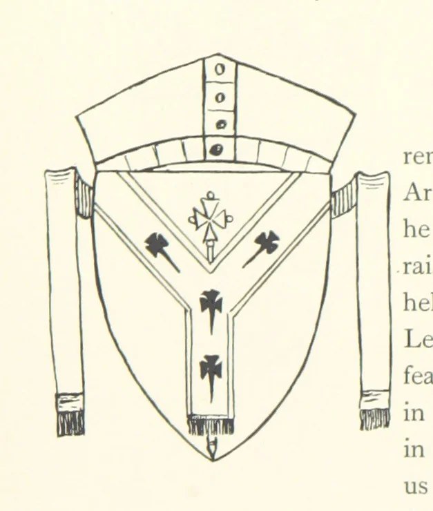 An illustration from The Great Hall, Winchester Castle, 1899, leaf 156