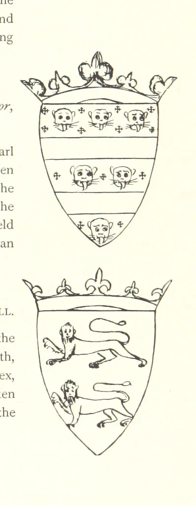An illustration from The Great Hall, Winchester Castle, 1899, leaf 157