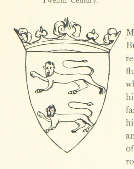 An illustration from The Great Hall, Winchester Castle, 1899, leaf 160