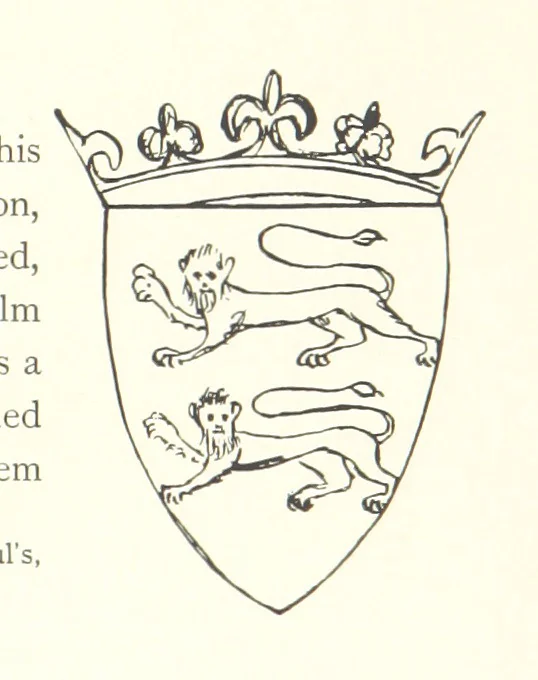 An illustration from The Great Hall, Winchester Castle, 1899, leaf 161