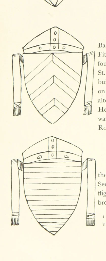 An illustration from The Great Hall, Winchester Castle, 1899, leaf 172