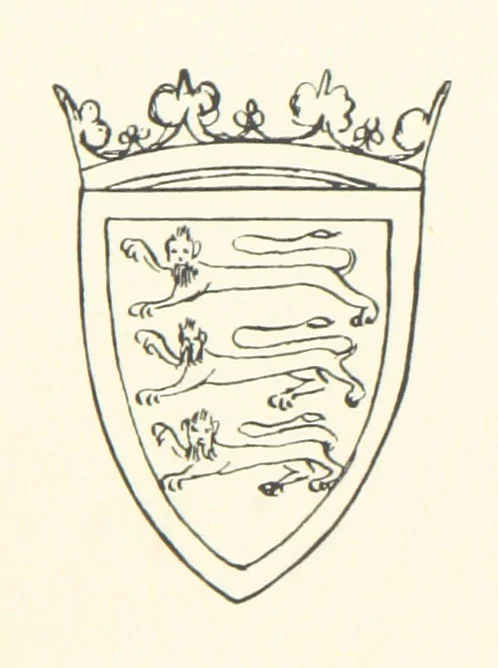 An illustration from The Great Hall, Winchester Castle, 1899, leaf 174