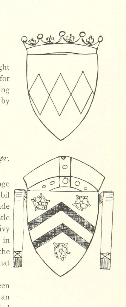 An illustration from The Great Hall, Winchester Castle, 1899, leaf 177