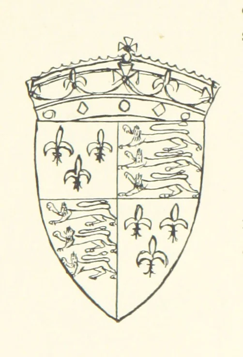 An illustration from The Great Hall, Winchester Castle, 1899, leaf 182