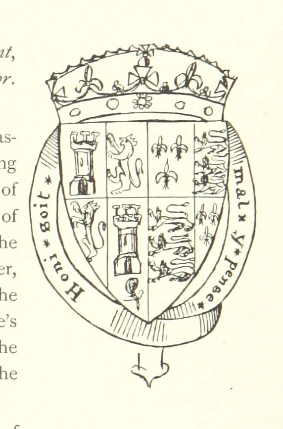 An illustration from The Great Hall, Winchester Castle, 1899, leaf 191