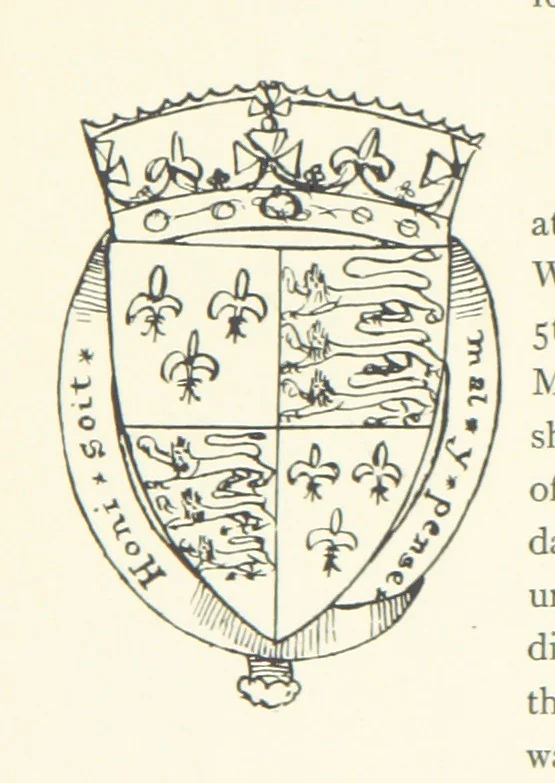 An illustration from The Great Hall, Winchester Castle, 1899, leaf 192