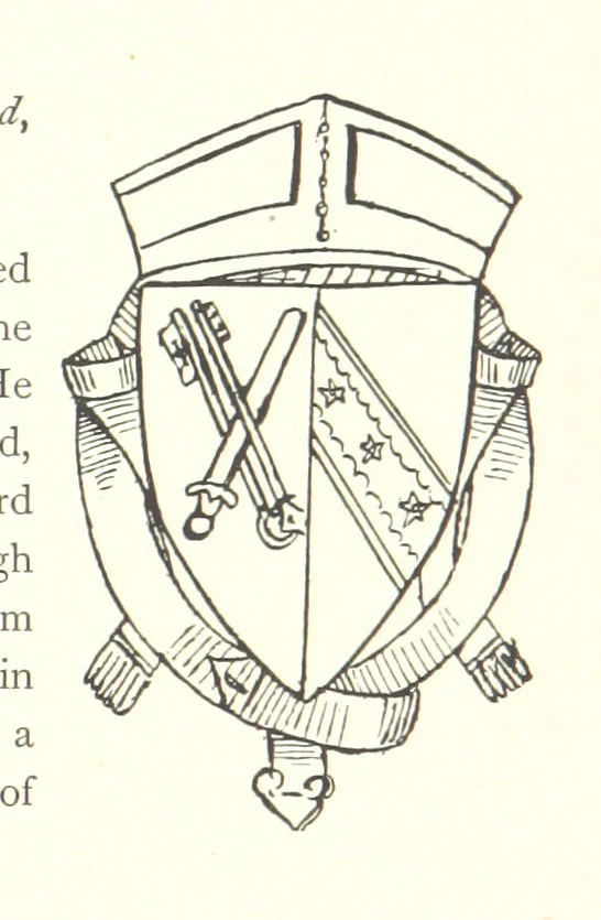 An illustration from The Great Hall, Winchester Castle, 1899, leaf 195
