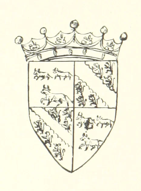 An illustration from The Great Hall, Winchester Castle, 1899, leaf 201