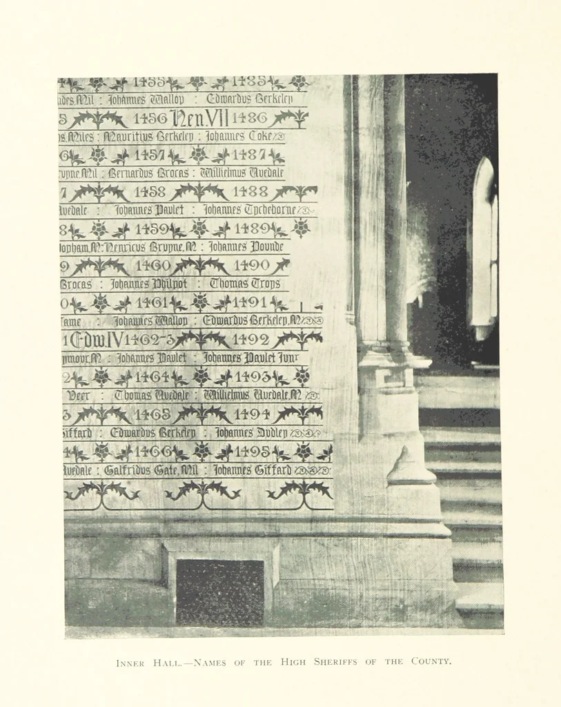 An illustration from The Great Hall, Winchester Castle, 1899, leaf 228