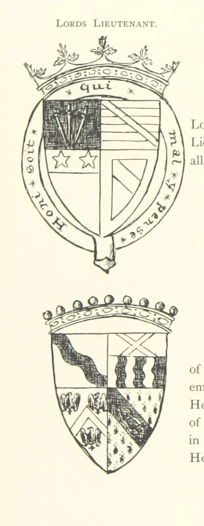 An illustration from The Great Hall, Winchester Castle, 1899, leaf 256