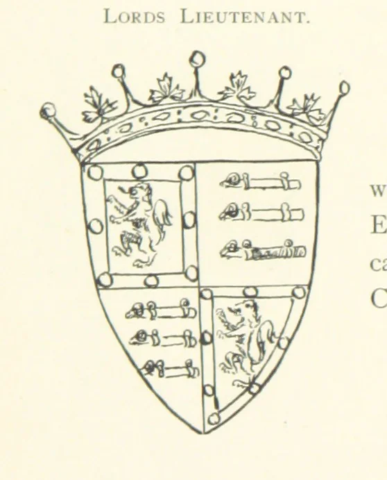 An illustration from The Great Hall, Winchester Castle, 1899, leaf 258