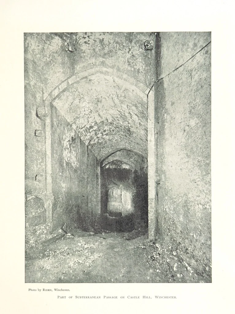An illustration from The Great Hall, Winchester Castle, 1899, leaf 31