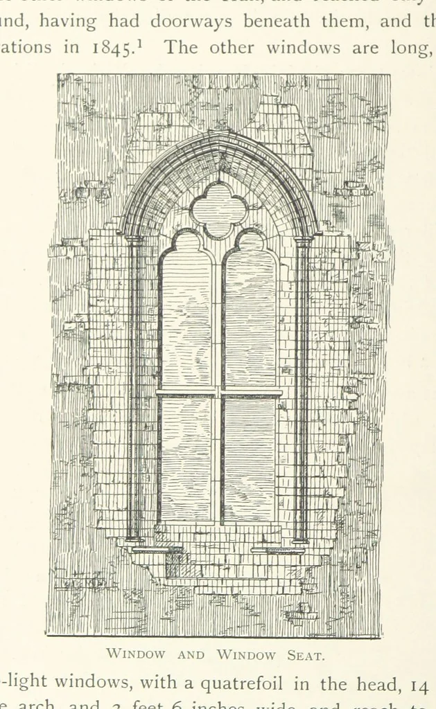 An illustration from The Great Hall, Winchester Castle, 1899, leaf 84