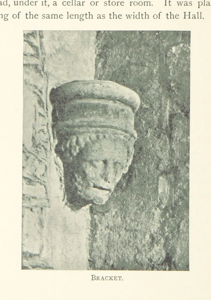 An illustration from The Great Hall, Winchester Castle, 1899, leaf 92