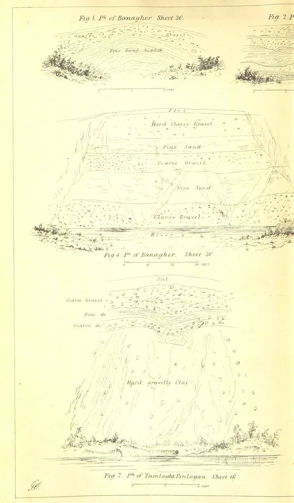 An illustration from Report on the Geology of the County of Londonderry, and of parts of Tyrone and Fermanagh. [With maps and plates, 1843, leaf 828