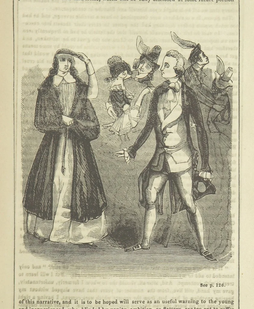 An illustration from The Gipsy Boy: a romance of the woods and wilds, 1847, leaf 149