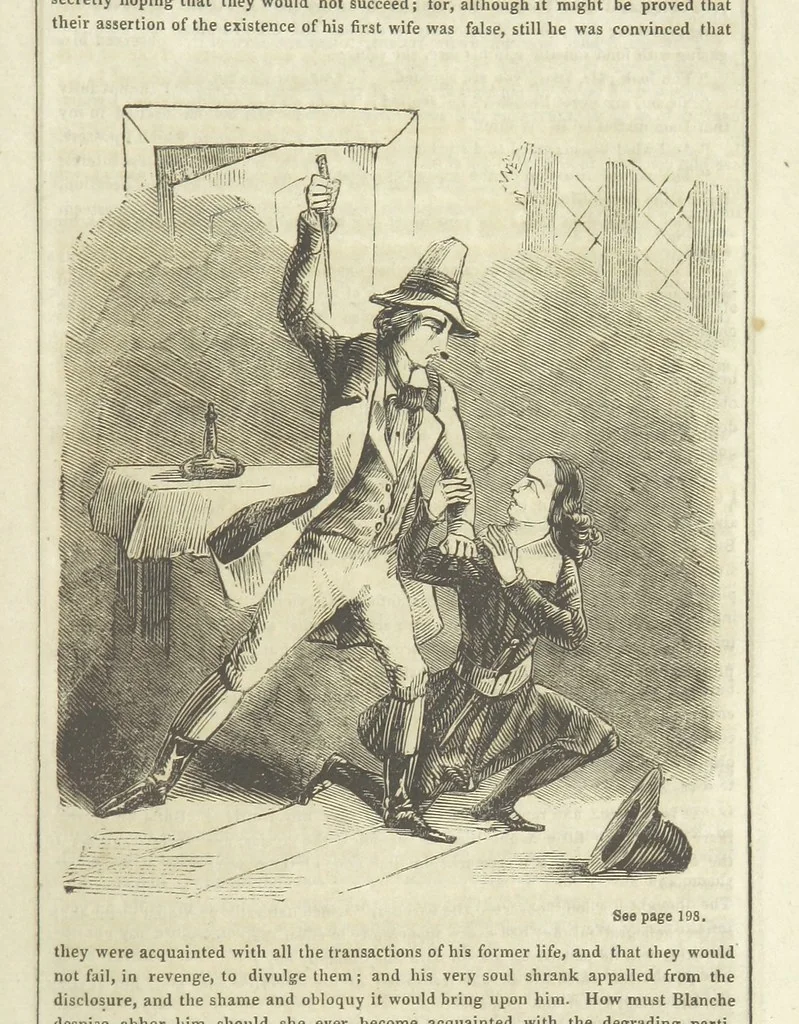 An illustration from The Gipsy Boy: a romance of the woods and wilds, 1847, leaf 215