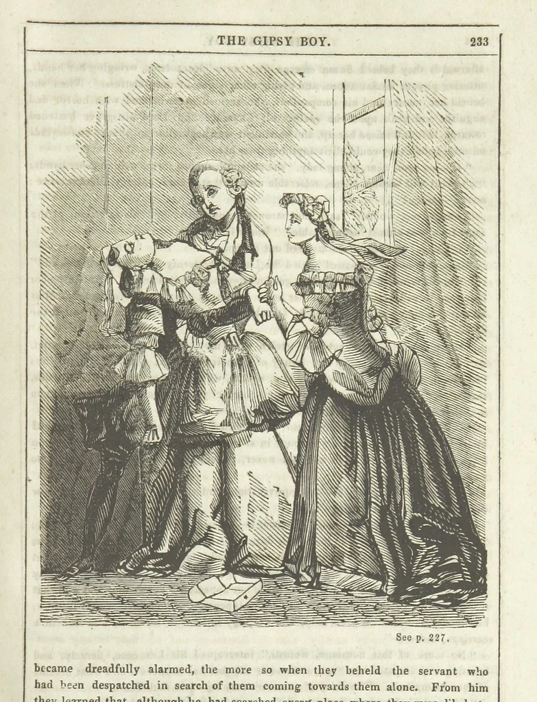 An illustration from The Gipsy Boy: a romance of the woods and wilds, 1847, leaf 239