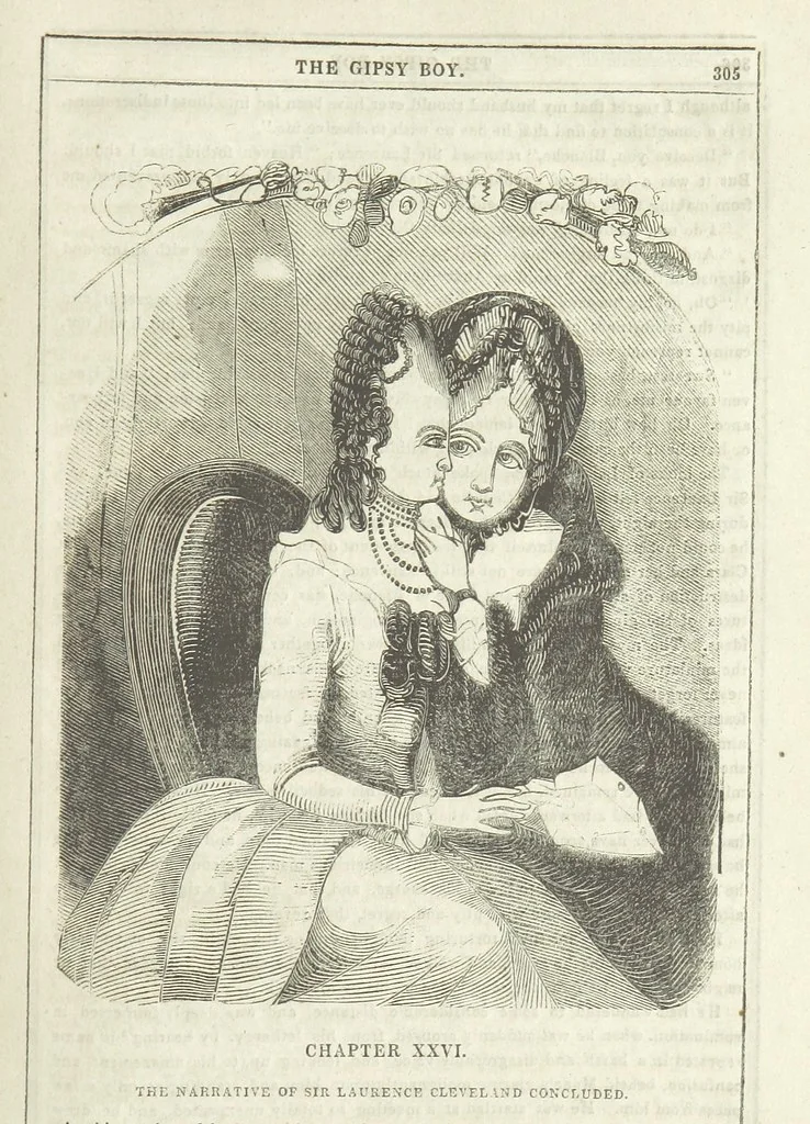 An illustration from The Gipsy Boy: a romance of the woods and wilds, 1847, leaf 311
