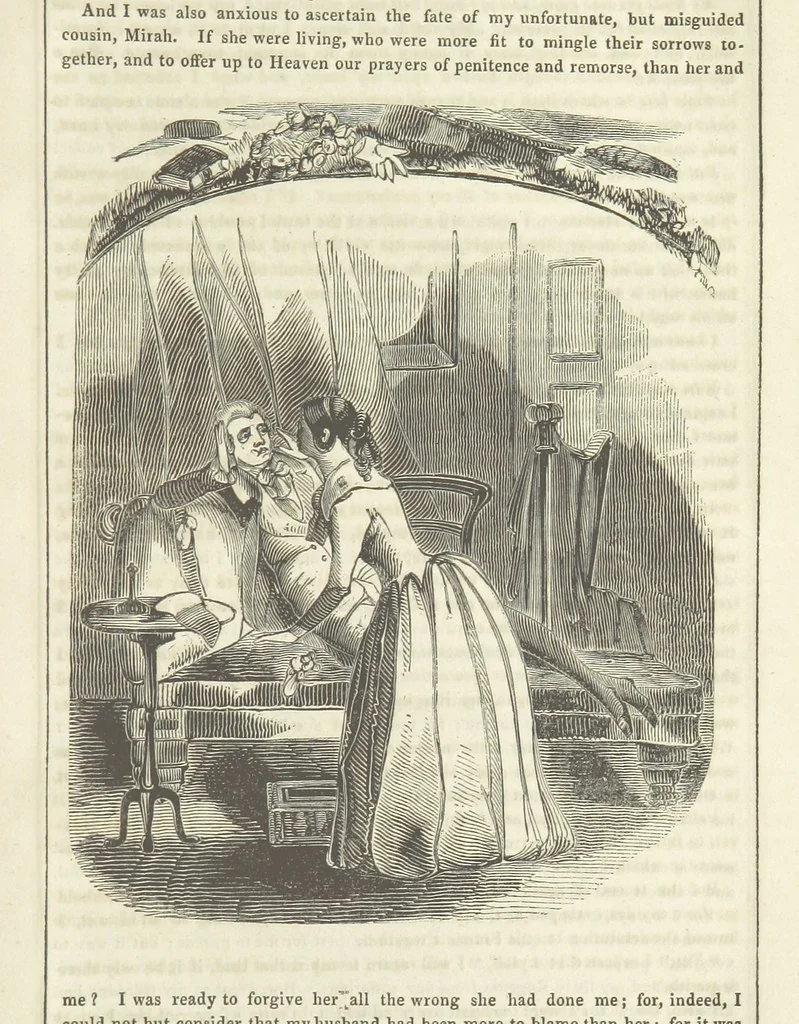 An illustration from The Gipsy Boy: a romance of the woods and wilds, 1847, leaf 441