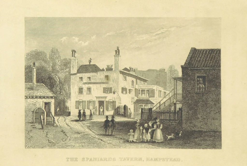 An illustration from The History and Antiquities of Highgate, Middlesex. With illustrations, 1842, leaf 138