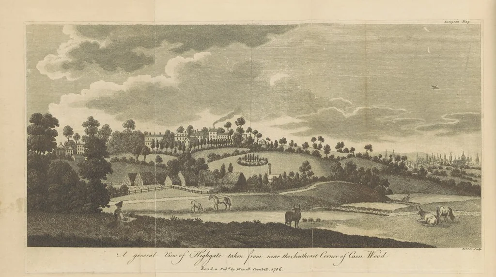 An illustration from The History and Antiquities of Highgate, Middlesex. With illustrations, 1842, leaf 22