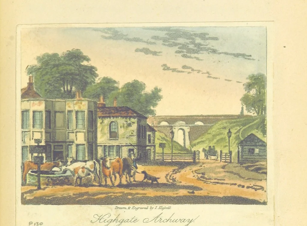 An illustration from The History and Antiquities of Highgate, Middlesex. With illustrations, 1842, leaf 255