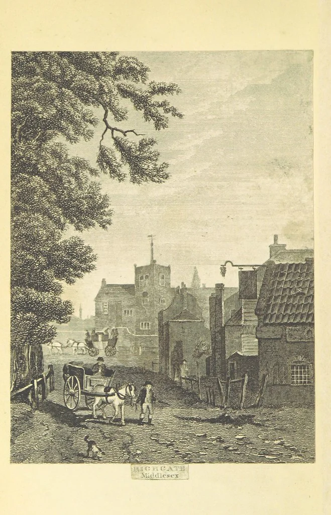 An illustration from The History and Antiquities of Highgate, Middlesex. With illustrations, 1842, leaf 26