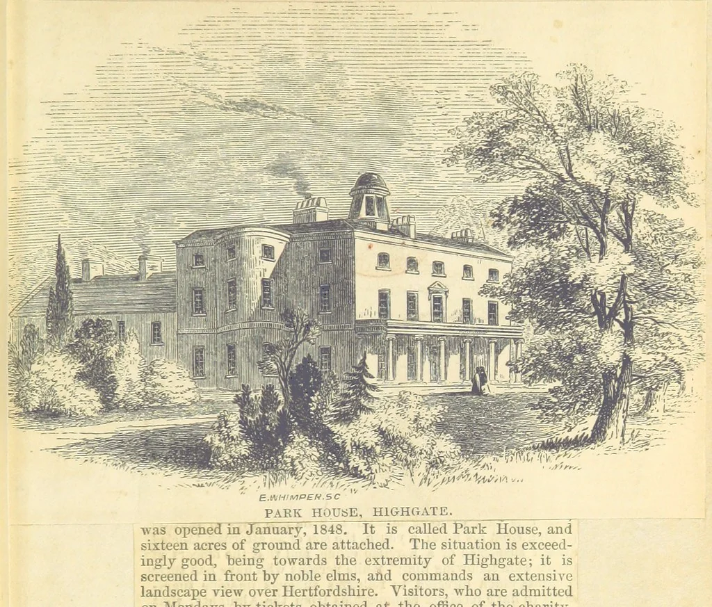 An illustration from The History and Antiquities of Highgate, Middlesex. With illustrations, 1842, leaf 325