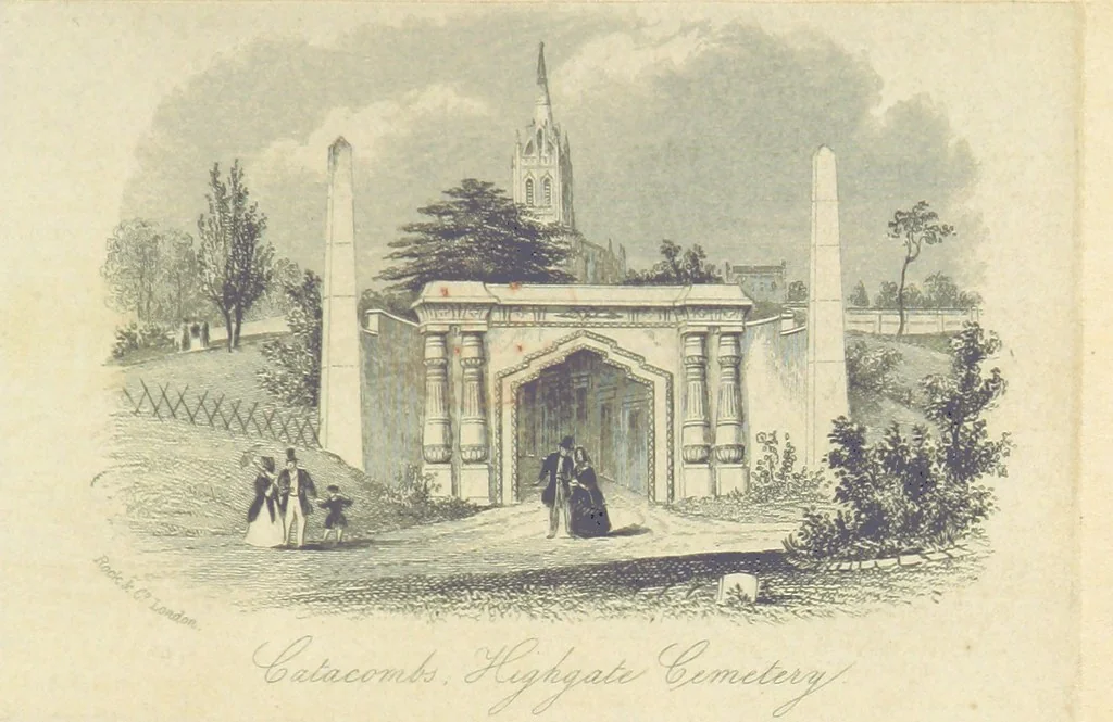 An illustration from The History and Antiquities of Highgate, Middlesex. With illustrations, 1842, leaf 353