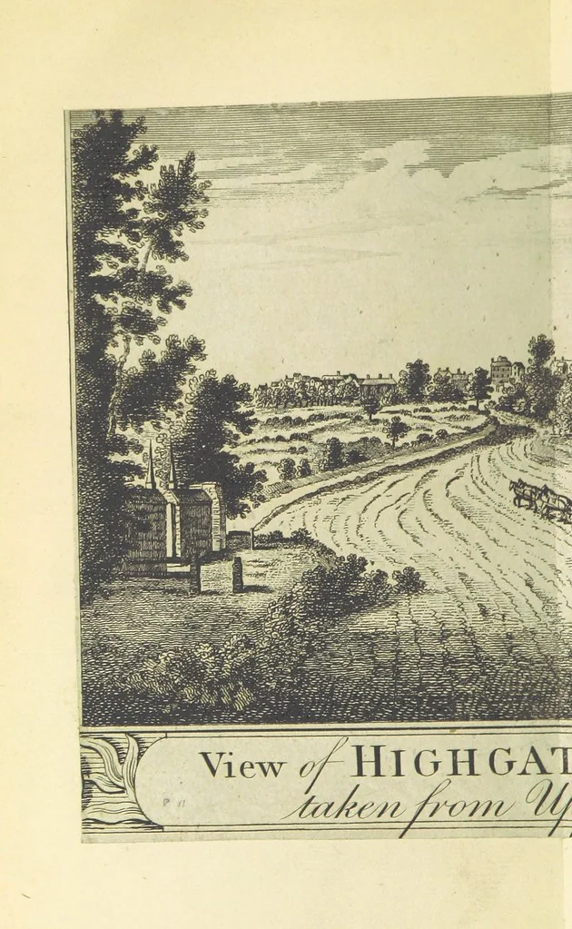 An illustration from The History and Antiquities of Highgate, Middlesex. With illustrations, 1842, leaf 36