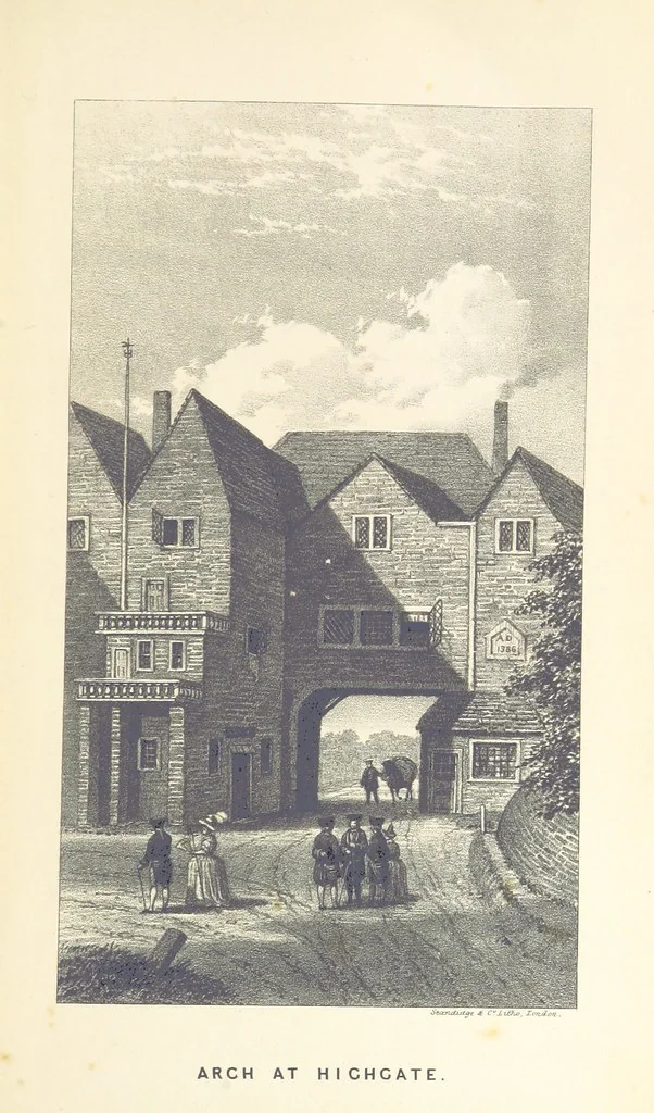 An illustration from The History and Antiquities of Highgate, Middlesex. With illustrations, 1842, leaf 41