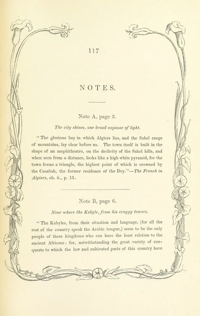 An illustration from Algiers the Warlike, and other poems, 1846, leaf 127