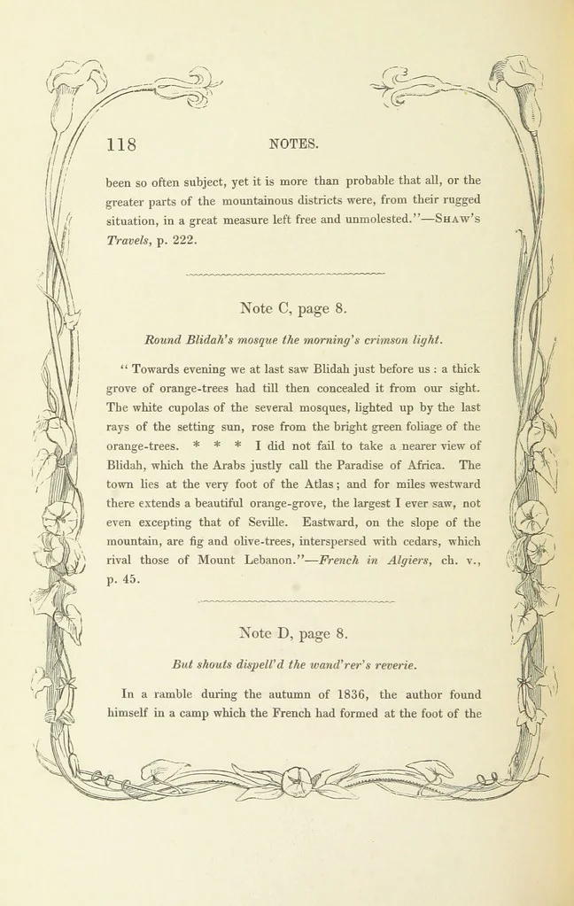 An illustration from Algiers the Warlike, and other poems, 1846, leaf 128