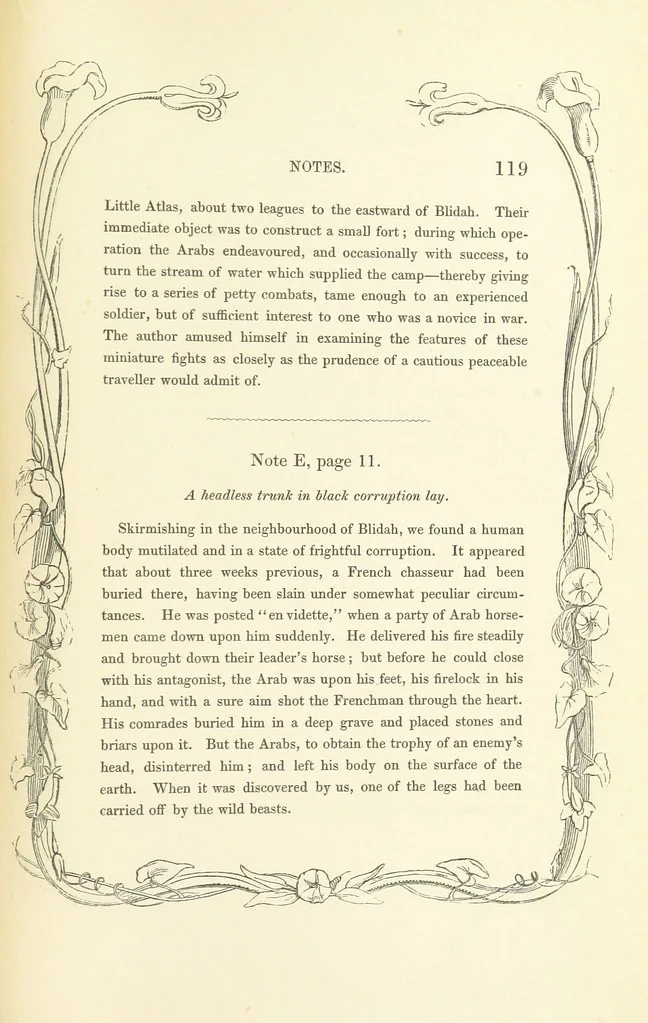 An illustration from Algiers the Warlike, and other poems, 1846, leaf 129
