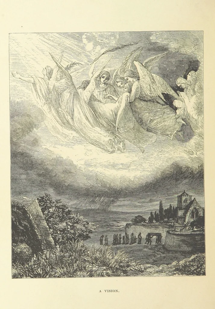 An illustration from Legends and Lyrics ... Fourth edition, 1866, leaf 170