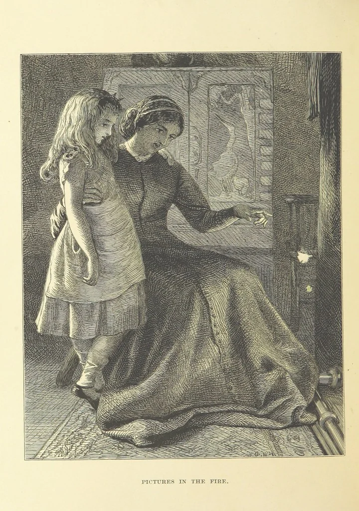 An illustration from Legends and Lyrics ... Fourth edition, 1866, leaf 188